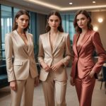 Женские костюмы для работы и торжеств: фасоны, ткани и правила сочетания